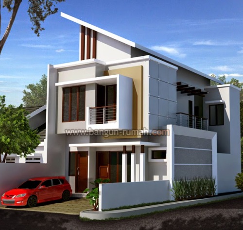  Desain  Rumah  Minimalis  2 Lantai Luas Tanah 200m2 Rumah  